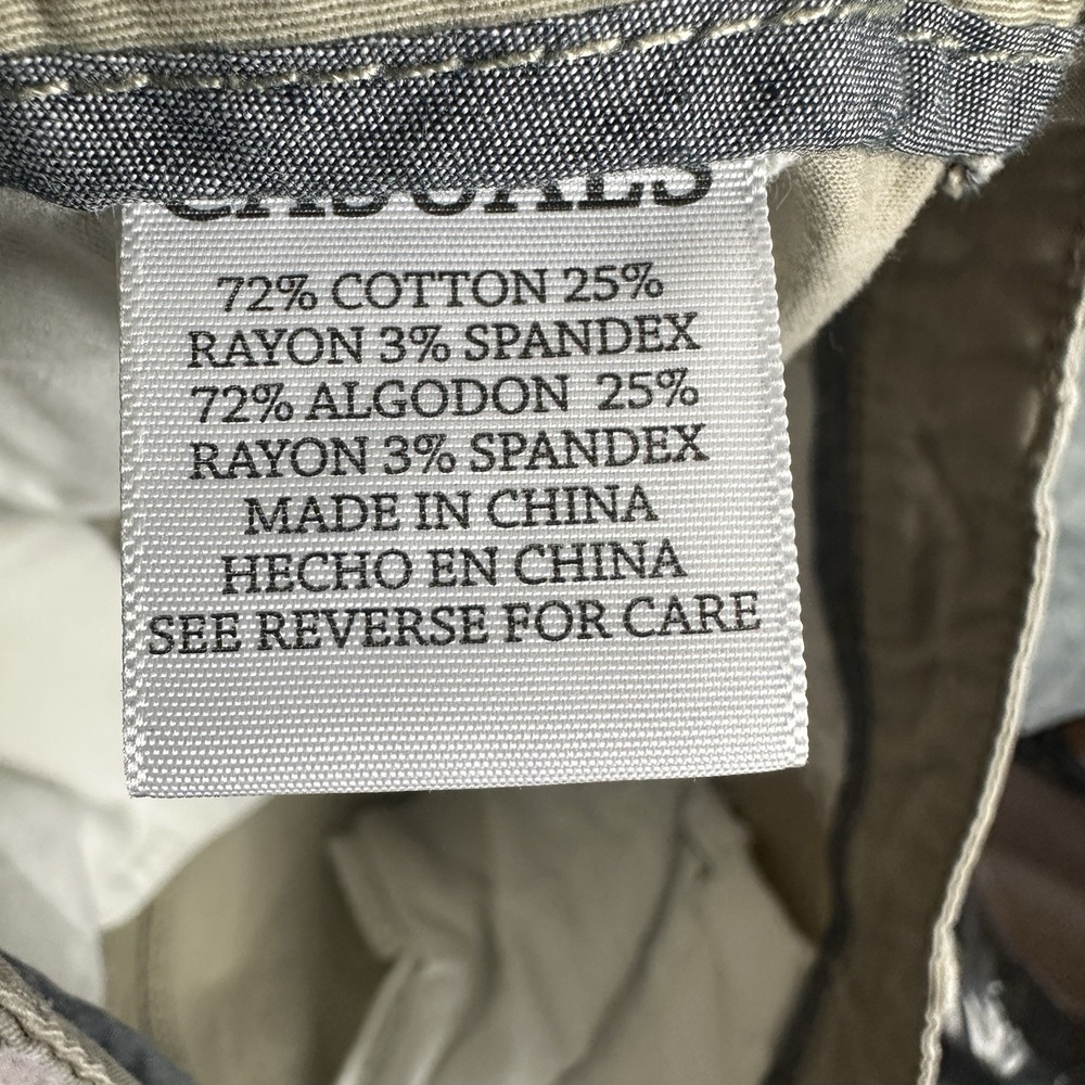 BKE Jake Casual Khaki Pants 34R (32x31) Straight Fit Stretch Cotton Blend* - Picture 8 of 10